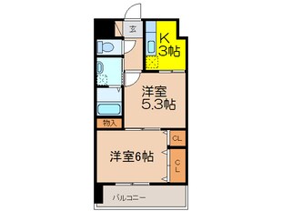 ステートリーマンション鷲崎の物件間取画像